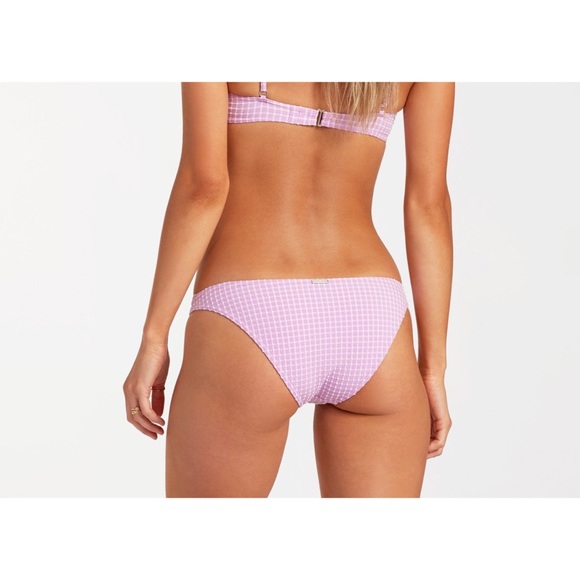 Billabong Lilac Tropic Surf Check Bikini Bottoms - Picture 11 of 13